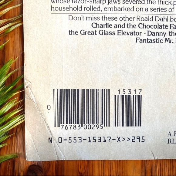 VINTAGE 1980 James and the Giant Peach by Roald Dahl | Bantam Skylark Paperback - Picture 10 of 13